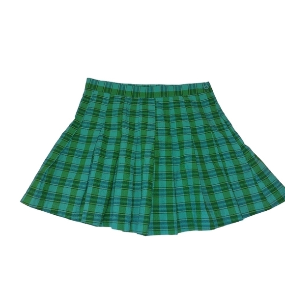 URBAN OUTFITTERS LADIES PLAID MINI PLEATED SKIRT- M - Picture 2 of 5